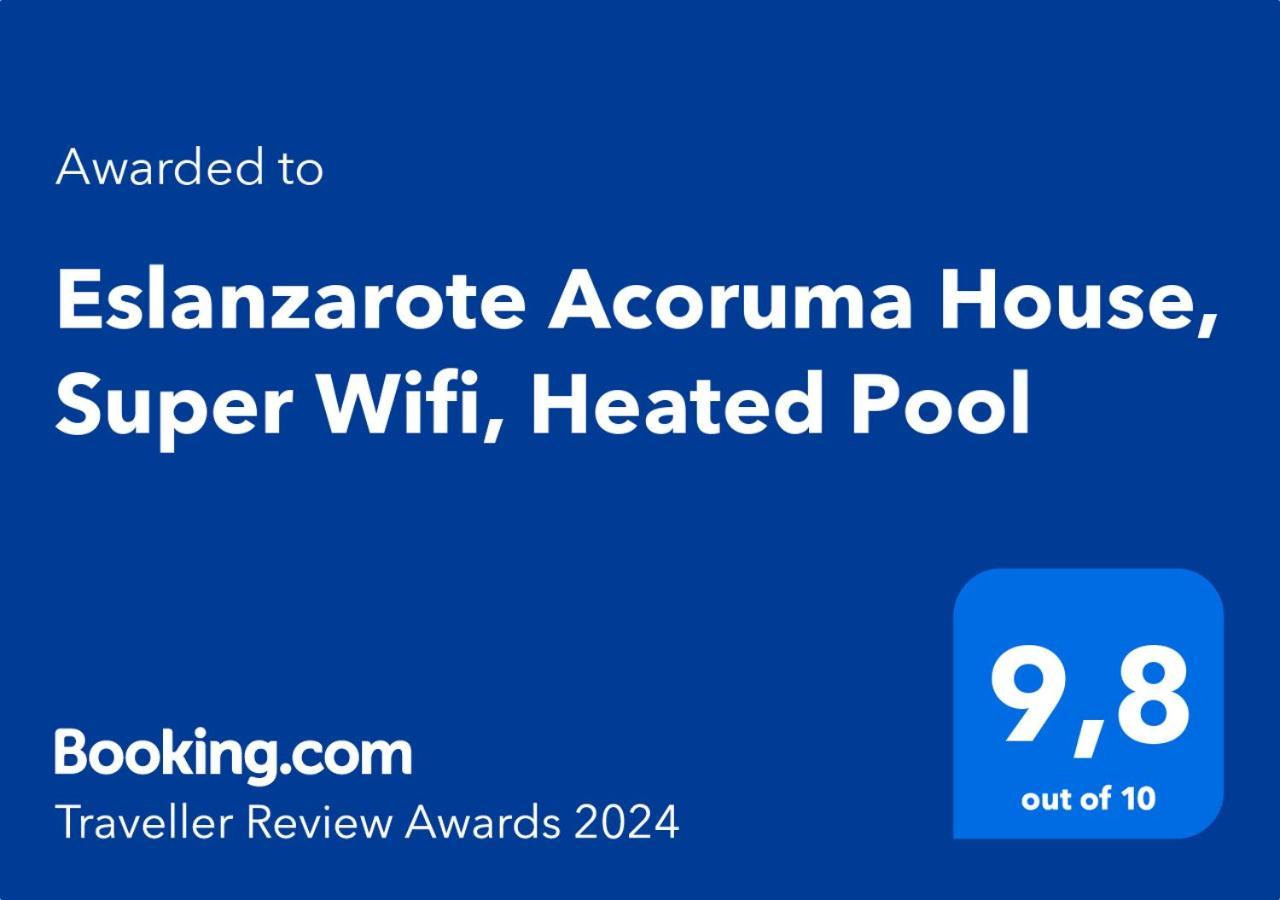 Eslanzarote Acoruma House, Super Wifi, Heated Pool Güime Zewnętrze zdjęcie